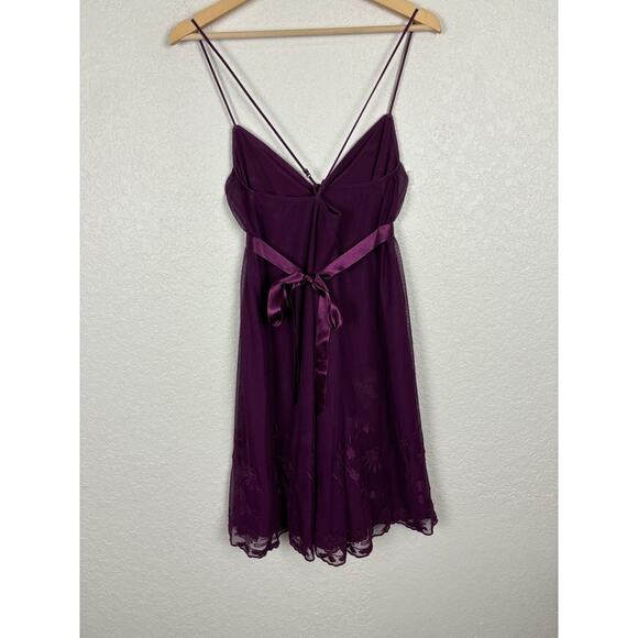 Vintage Betsey Johnson Womens Slip Dress Sz 6 Purple Fairy Whimsy‎ Romantic 90s - Picture 8 of 12